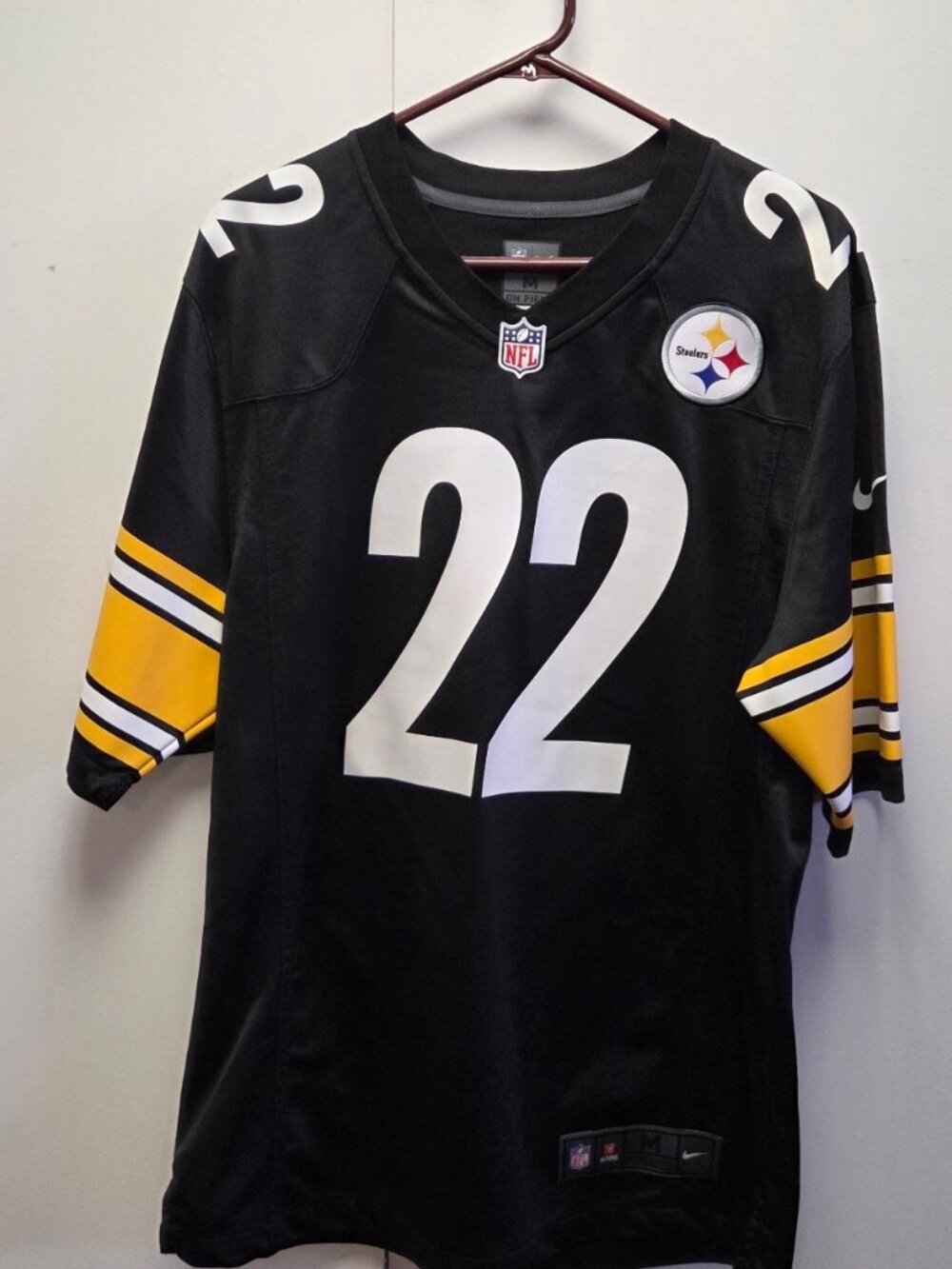 Nike Steelers Najee Harris #22 Jersey Mens M Black